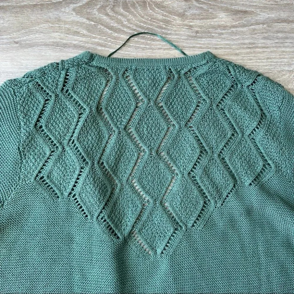 Northern Reflections Lightweight Aran Knit Open Front Cardigan - Picture 15 of 16